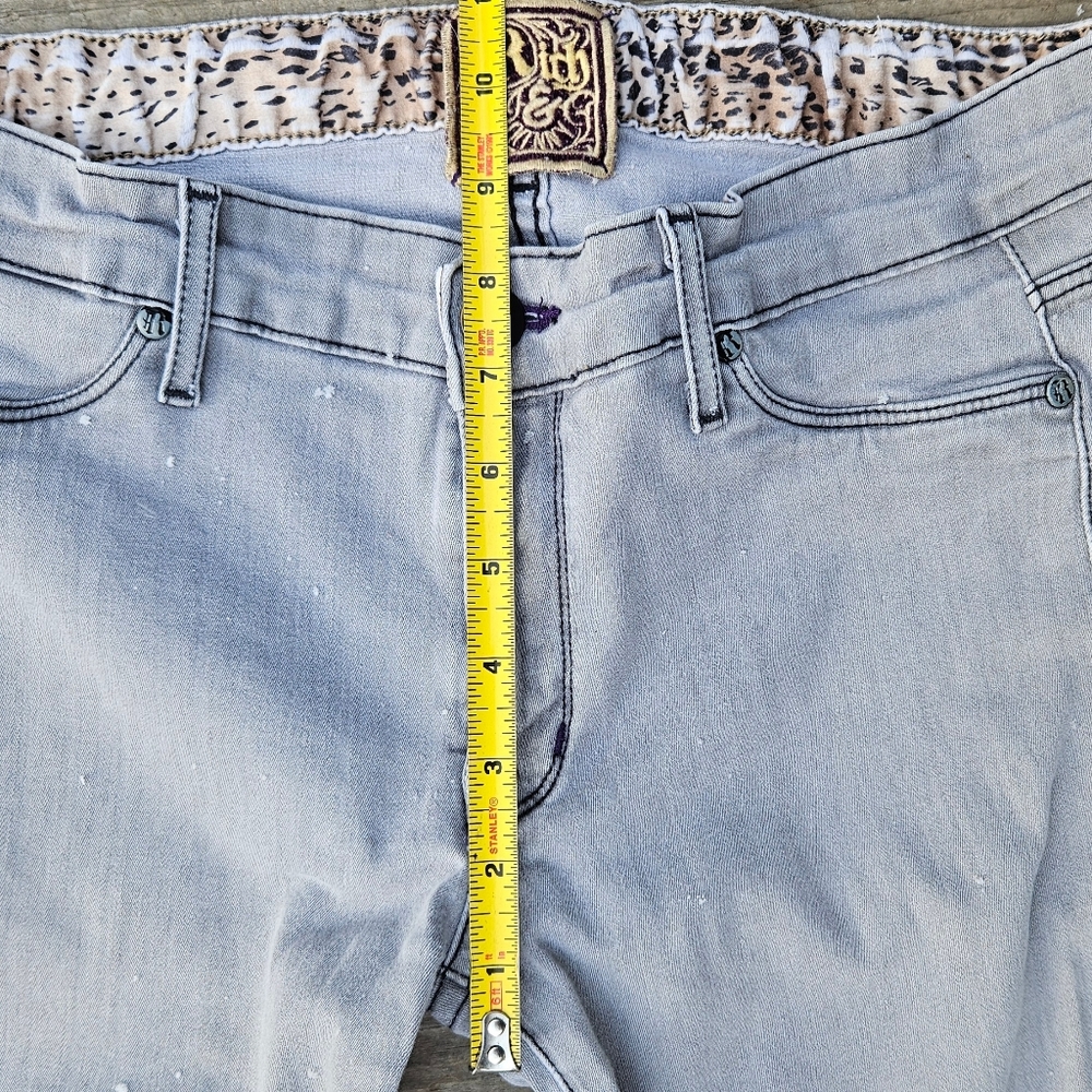 Rich & Skinny Gray Skinny Jeans Size 30 - Picture 6 of 10
